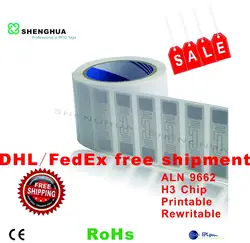 2000 шт/рулон RFID этикетка UHF бирка RFID бирка клейкая наклейка 915 МГц Alien H3
