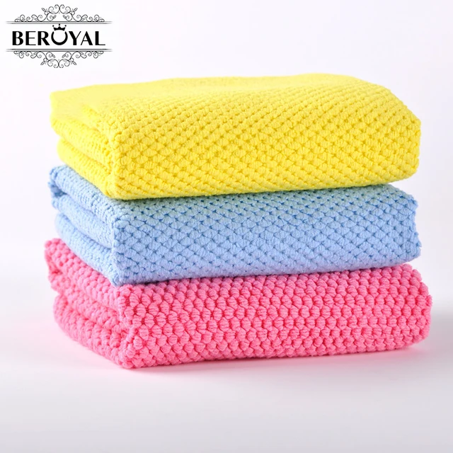 New 2016 3pc/lot Microfiber Kitchen Towel Waffle Weave Hand Towel Quick