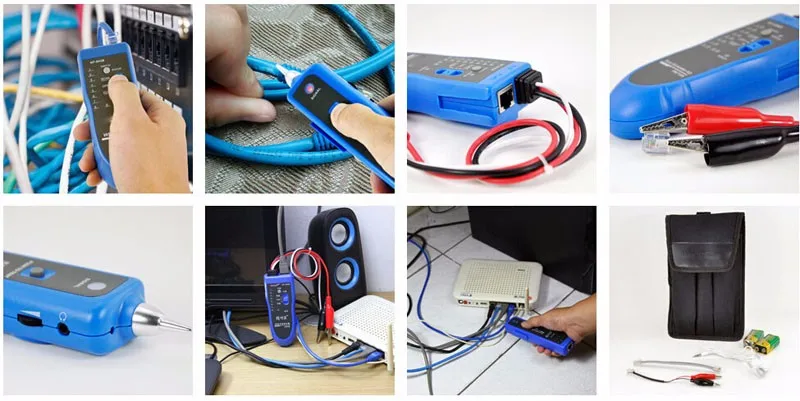 NF-806 синий цвет Mutifuncation кабель детекторы поддержка трассировки телефонный провод сетевой кабель finder NF_806