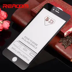 Reaoom 5D Экран для Айфон 6 плюс крышка Стекло изогнутые закаленное Стекло для iPhone 6 Plus Стекло полная защита крышка 3D