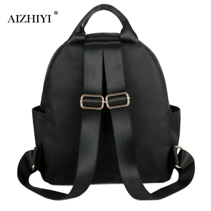 À De Dos Sacs Mini Adolescent D'école Mode En Sac Filles Noir Classique Femmes Casual Petit Nylon Étudiants Dames Voyage wqfIT7