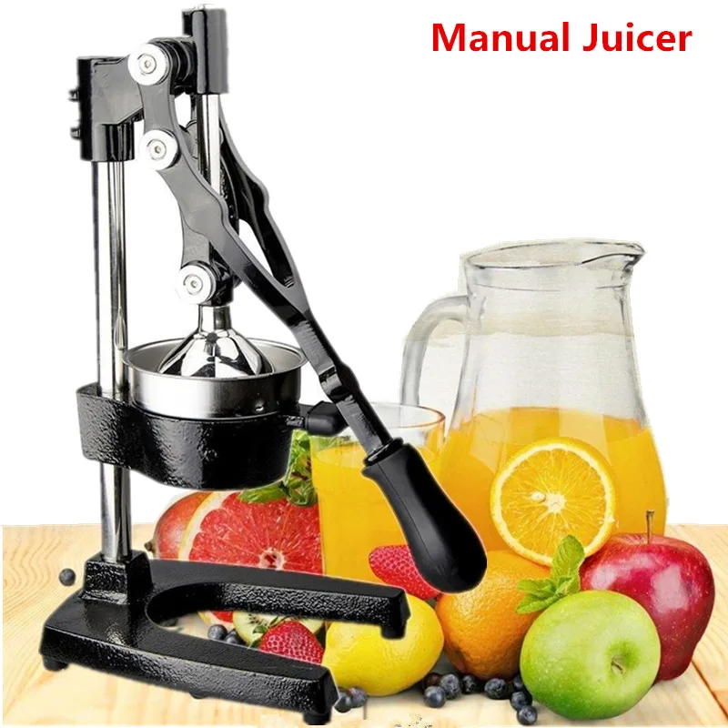 

Fruits Hand Manual Squeezer juicer Orange Lemon Citrus Juice slow Pressing Extractor Machine