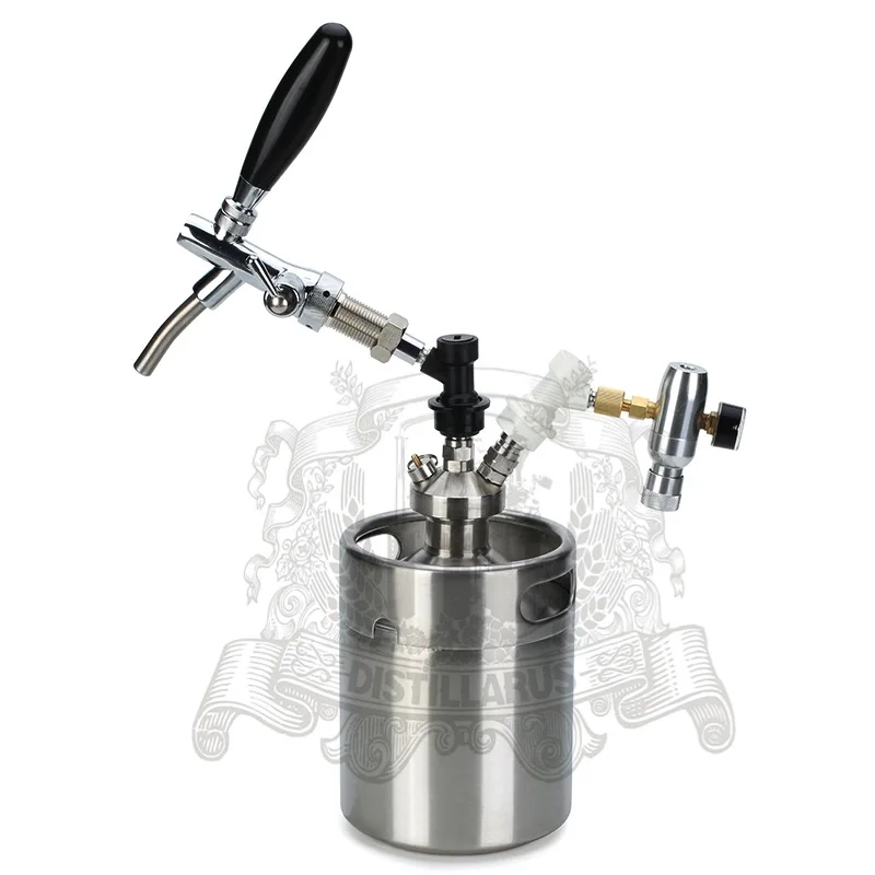 

Stainless Steel Beer Growler Keg with Mini Keg Dispenser ,Tap Dispenser System Spear for Craft Beer