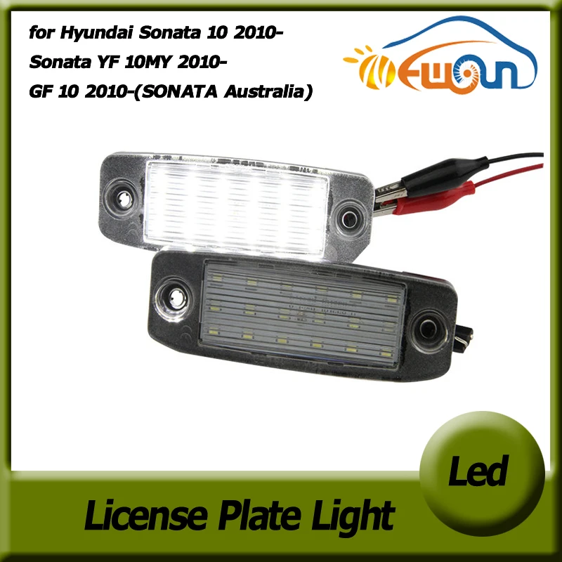 Rear Registration Number Plate Bulb LED License Plate Light for Hyundai