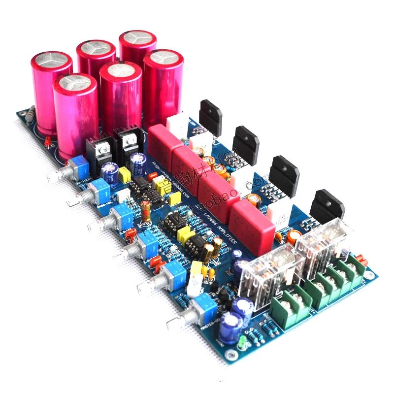 amplifier board with Relay protection DIY fever LM3886 subwoofer