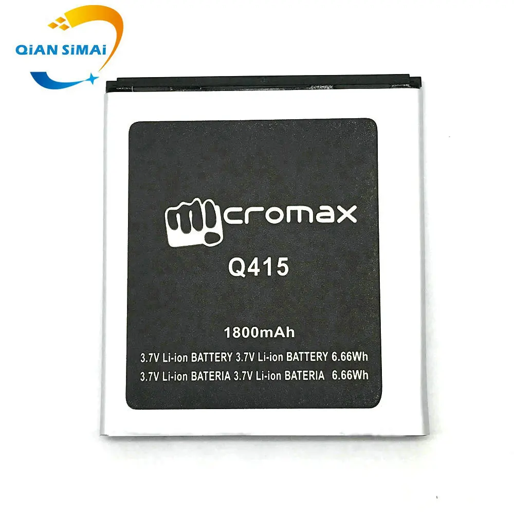 5 шт. новый аккумулятор Micromax Q415 Для мобильный телефон + Трековый код|Аккумуляторы