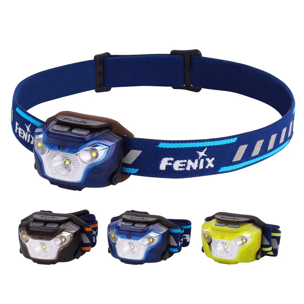 

Fenix HL26R 450 Lumen Lightweight Rechargeable Multi-LED Headlamp Built-in 1600mAh Li-polymer battery