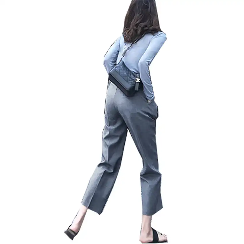 difference between cigarette pants and straight pants