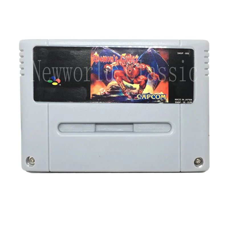 

Demon's Crest Video Game For 16 Bit Big Game Cartridge Compilation Card for EUR/PAL Version Game Console