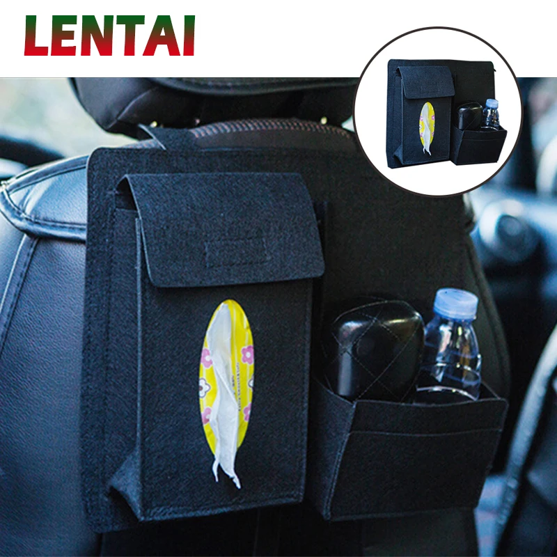 LENTAI 1 шт. авто сумка для хранения на спинку сиденья подвесная сетка Защитные чехлы