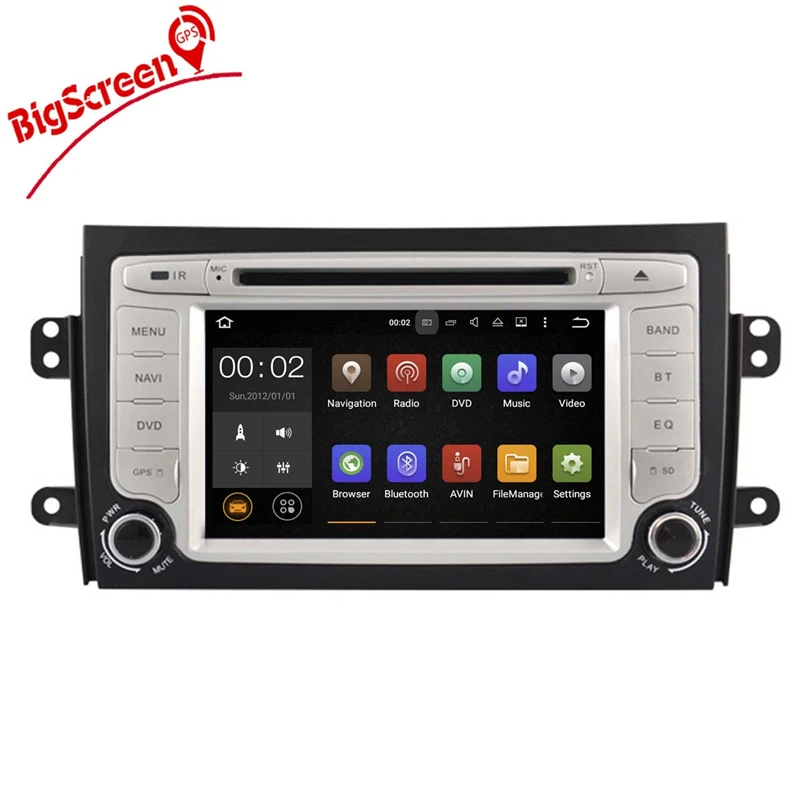 Top The Newest Android 7.1 Quad Core Car CD DVD Player GPS Navigation For SUZUKI SX4 2006-2012  Multimedia Monitor  Stereo 3