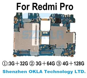 

1pcs Used Works Well For xiaomi redmi Pro Hongmi Pro 32G 64G 128G Motherboard Mainboard Mother board Logic board