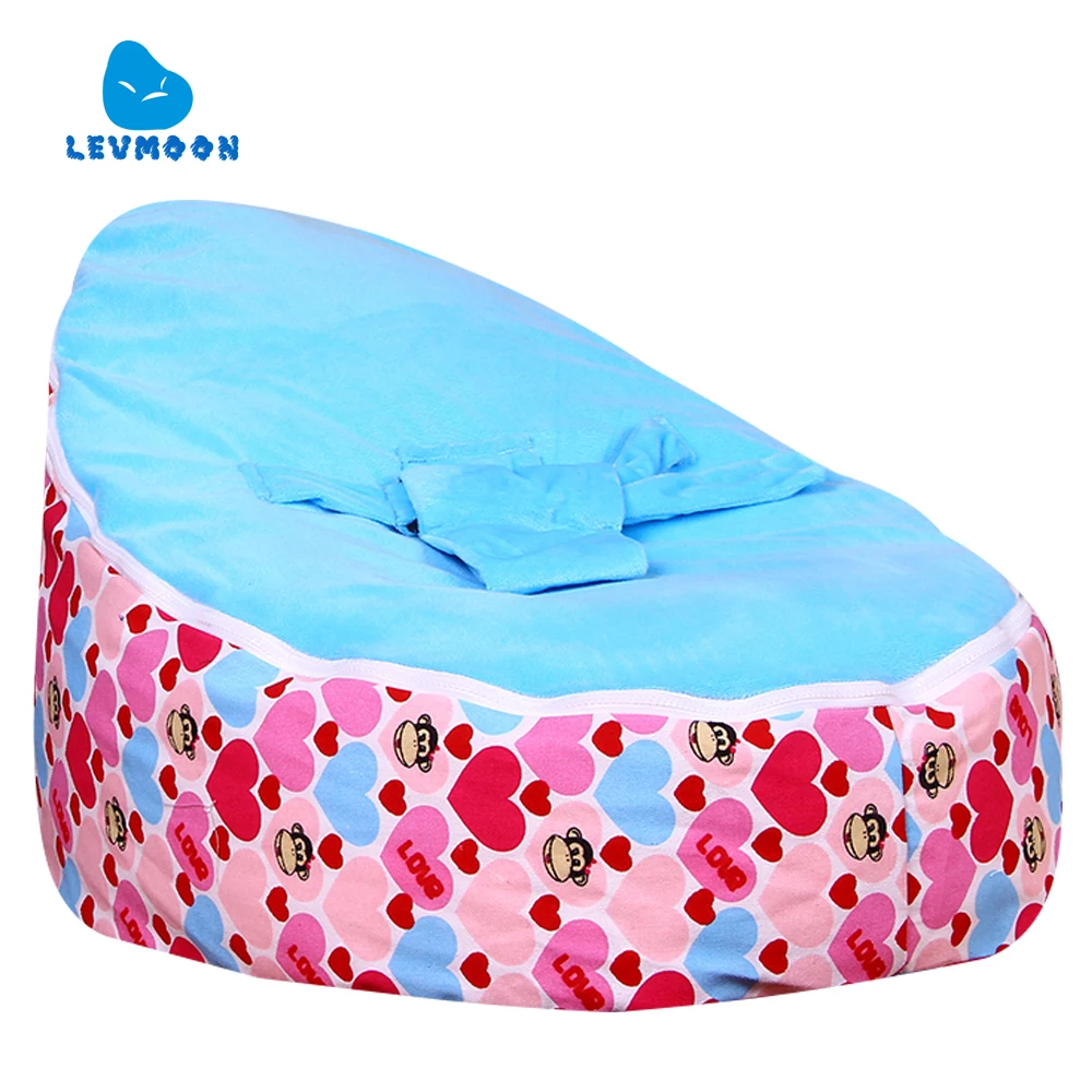 Levmoon MediumMouth Monkey Bean Bag Chair Kids Bed For Sleeping Portable Folding Child Seat Sofa Zac Without The Filler Levmoon MediumMouth Monkey Bean Bag Chair Kids Bed For Sleeping Portable Folding Child Seat Sofa Zac Without The Filler