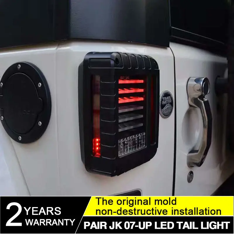 CO светильник евро/США Версия задние фонари 20 Вт светодиодный сигнальный задний фонарь стоп-сигнал обратный резервный стояночный стоп для 07-15 Jeep Wrangler TJ 12V