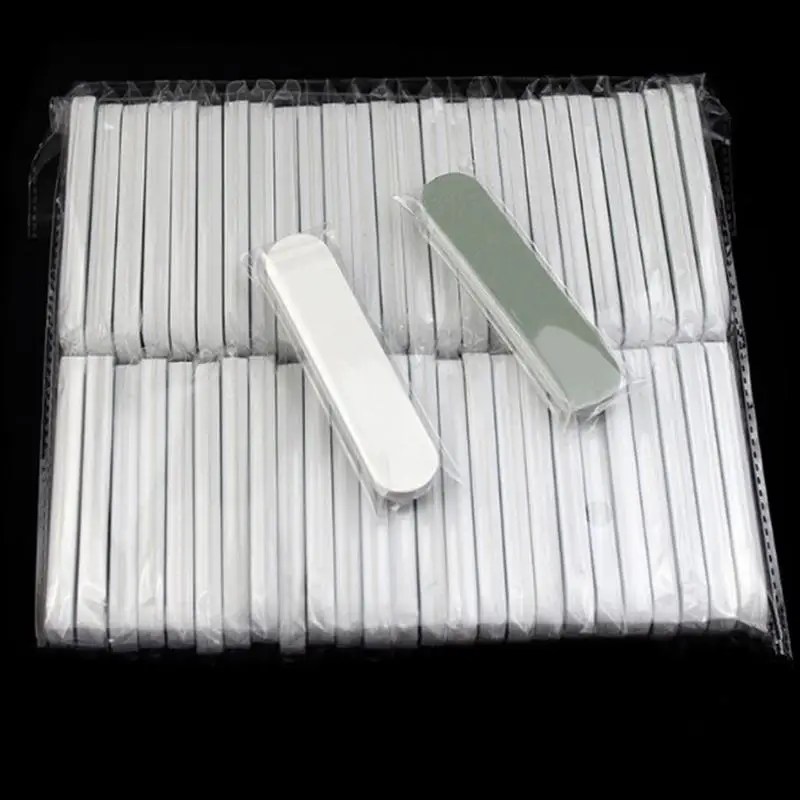 

10 X Professional Nail Files Nail Buffer Buffing Slim Crescent Nail Tools Diamond Sanding Nail Art Tool UV Gel Polish Remover