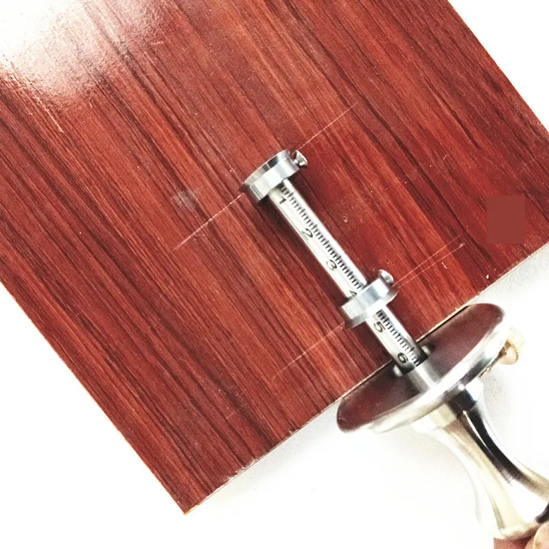 Деревообрабатывающий коаксиальный двухконтурный инструмент 0-130 мм врезной Калибр из нержавеющей стали деревянная рабочая линия линейка параллельная маркировка