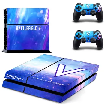 

Game Battlefield V 5 PS4 Skin Sticker Decal Vinyl for Sony Playstation 4 Console and 2 Controllers PS4 Skin Sticker