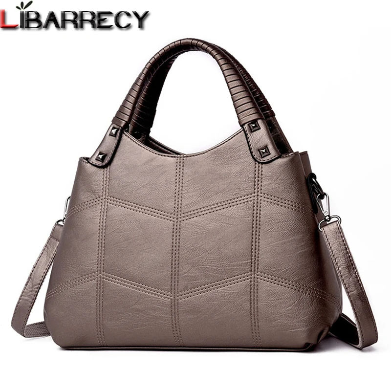 

Fashion Women Leather Handbags Large Capacity Ladies Tote Bag Simple Shoulder Bag Famous Brand Crossbody Bags for Women 2018 Sac
