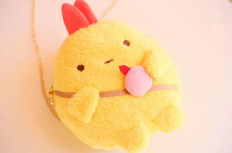 Kawaii японский мультфильм Sumikko Corner San X био плюшевый рюкзак кошелек для монет ручной