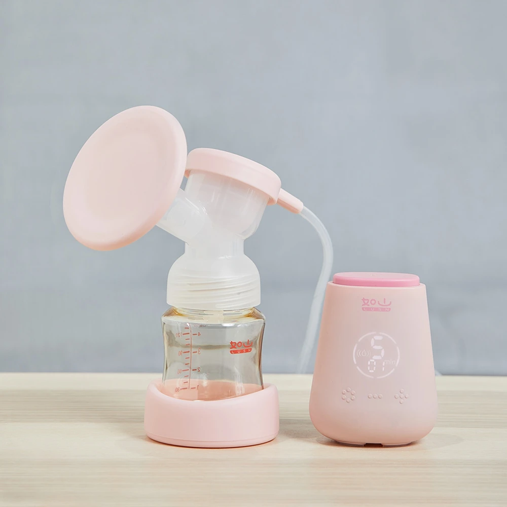  Original Xiaomi Rushan Electric Breast Pump Intelligent Smart Breast Reliever with Baby Milk Bottle