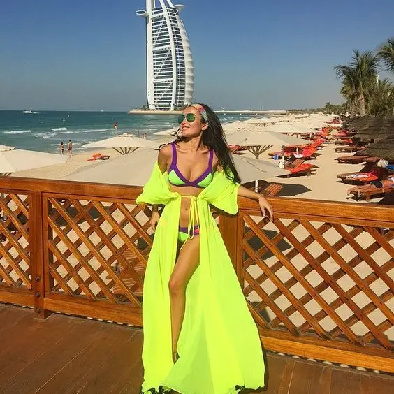 

Summer Women Beachwear Beach Cover Ups Sleeveless Smock Long Dress Blouse Sundress Outfit Swimming Custome