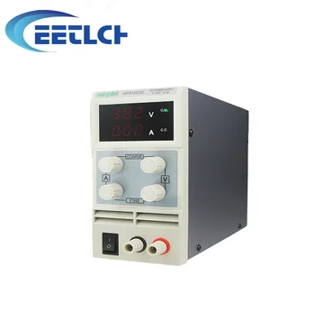 

KPS1201D Adjustable High precision double LED display switch DC Power Supply protection function 120V1A 110V/220V 0.1V/0.01A EU
