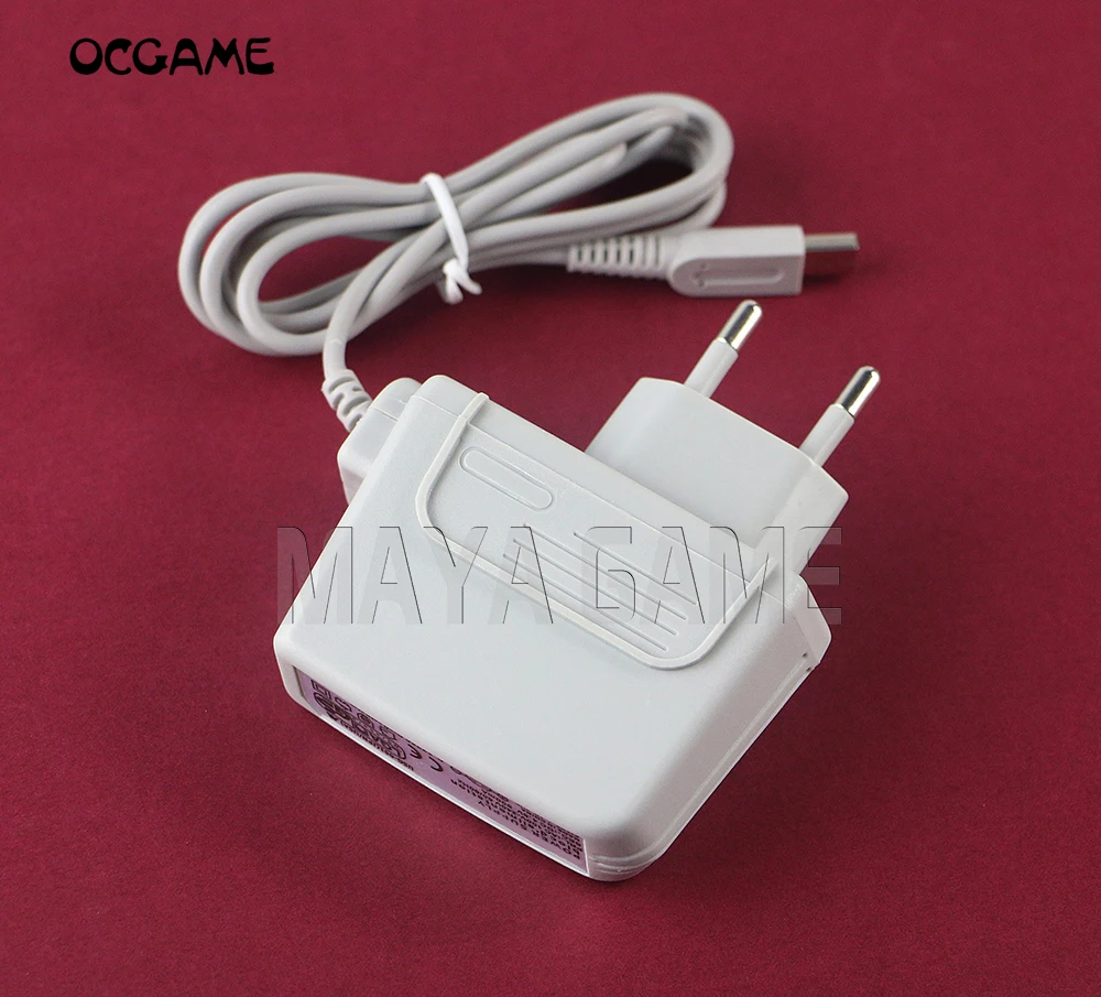 

OCGAME high quality EU Plug For New 3DS XL LL Charger AC Power Adapter For NDSi NDSi XL 2DS 3DS 3DS XL