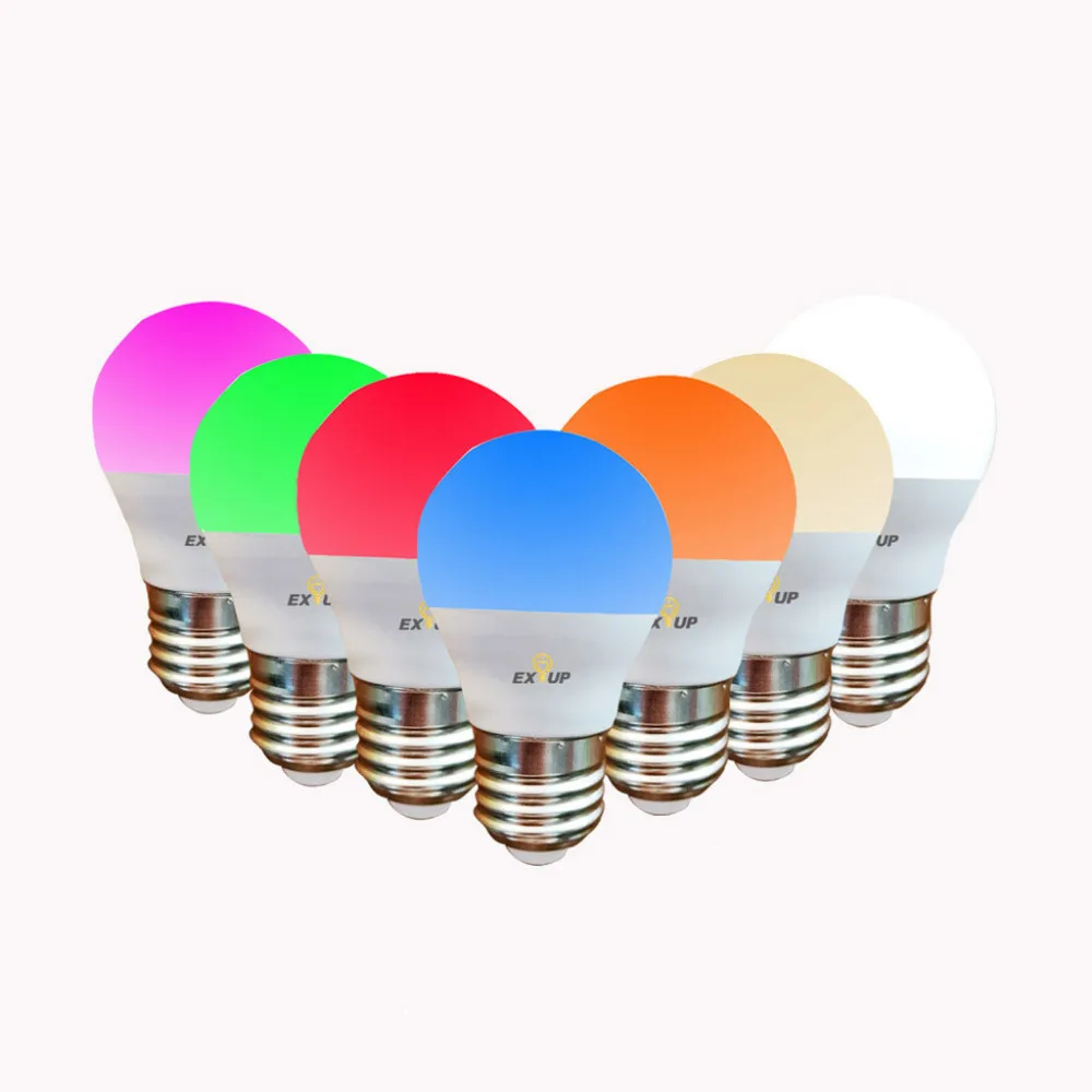 

Smart WiFi Light Bulb LED RGB Color Changing Compatible with Amazon Alexa and Google Home Assistant E14