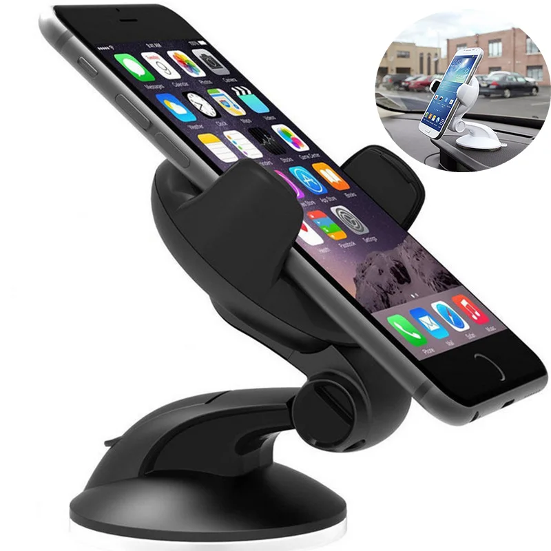 AILKIN Car Phone Holder Universal Sticky GPS Support Suction 360 Rotate