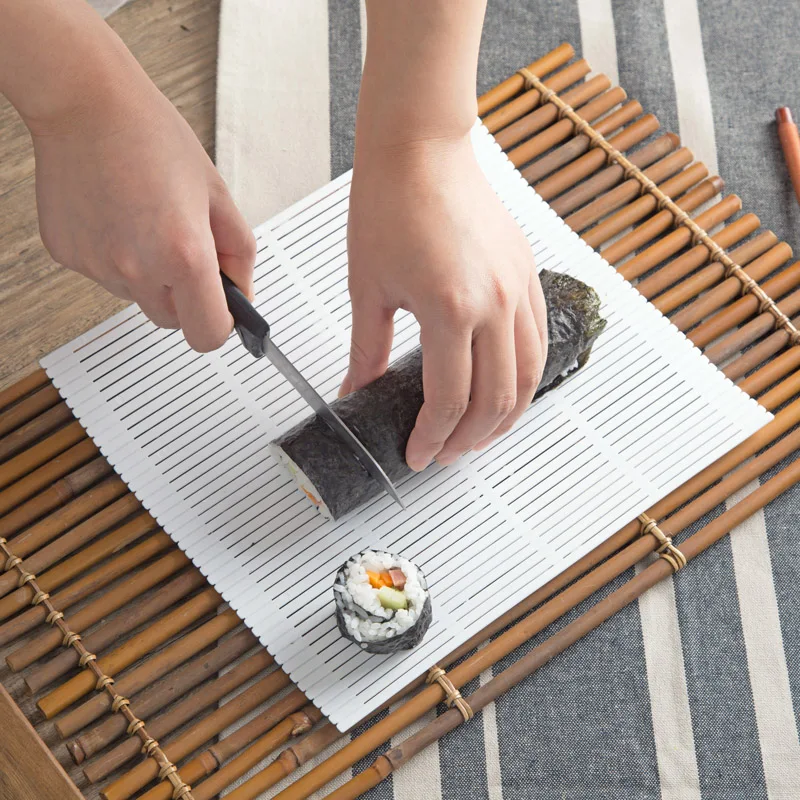 Vanzlife бытовой набор для приготовления суши роллов инструменты рольставни для изготовления форма для риса роллы и чайник шторы для суши