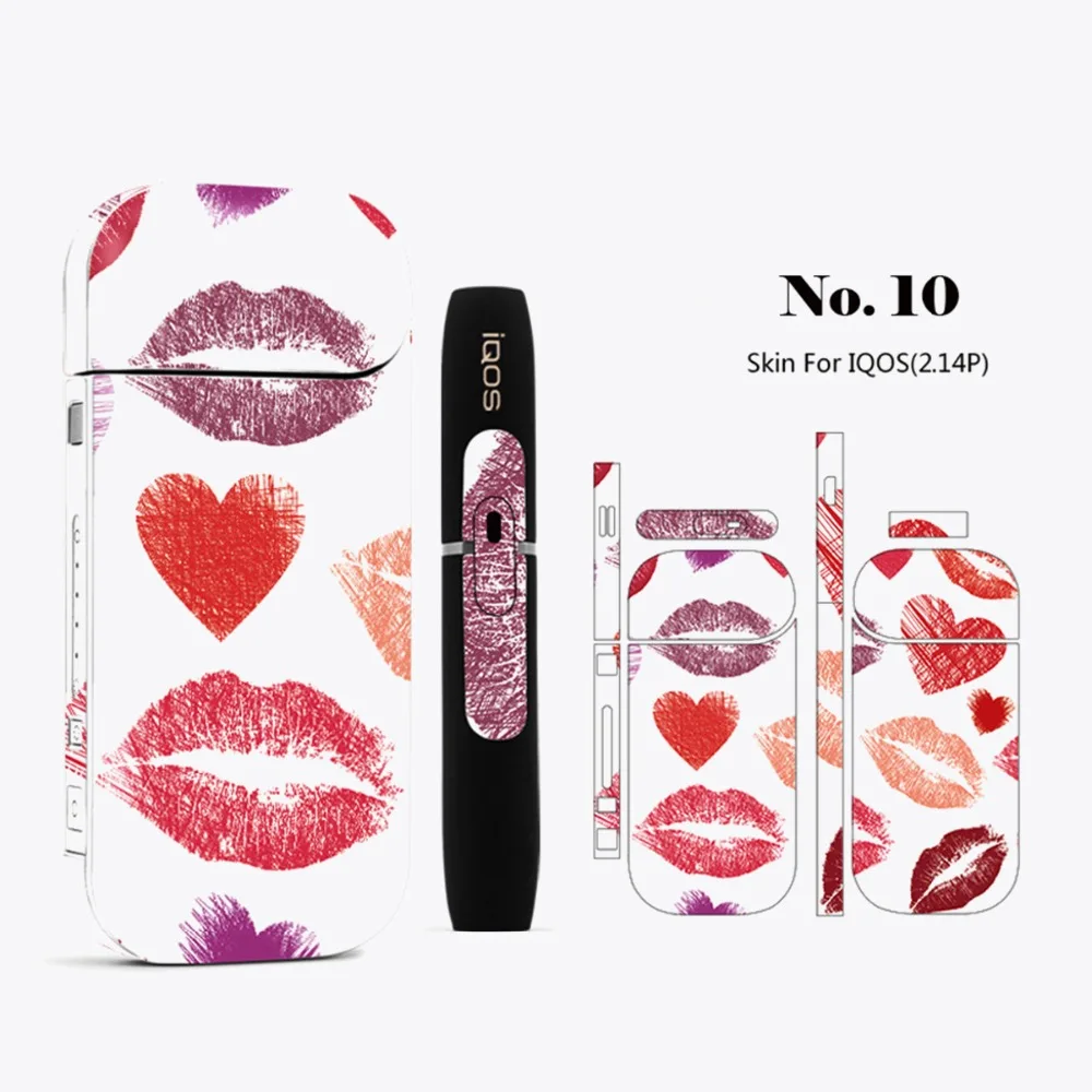 Volcanee Vape Стикеры Универсальный 3 м печать защитный кожаный чехол для IQOS 2 4 плюс
