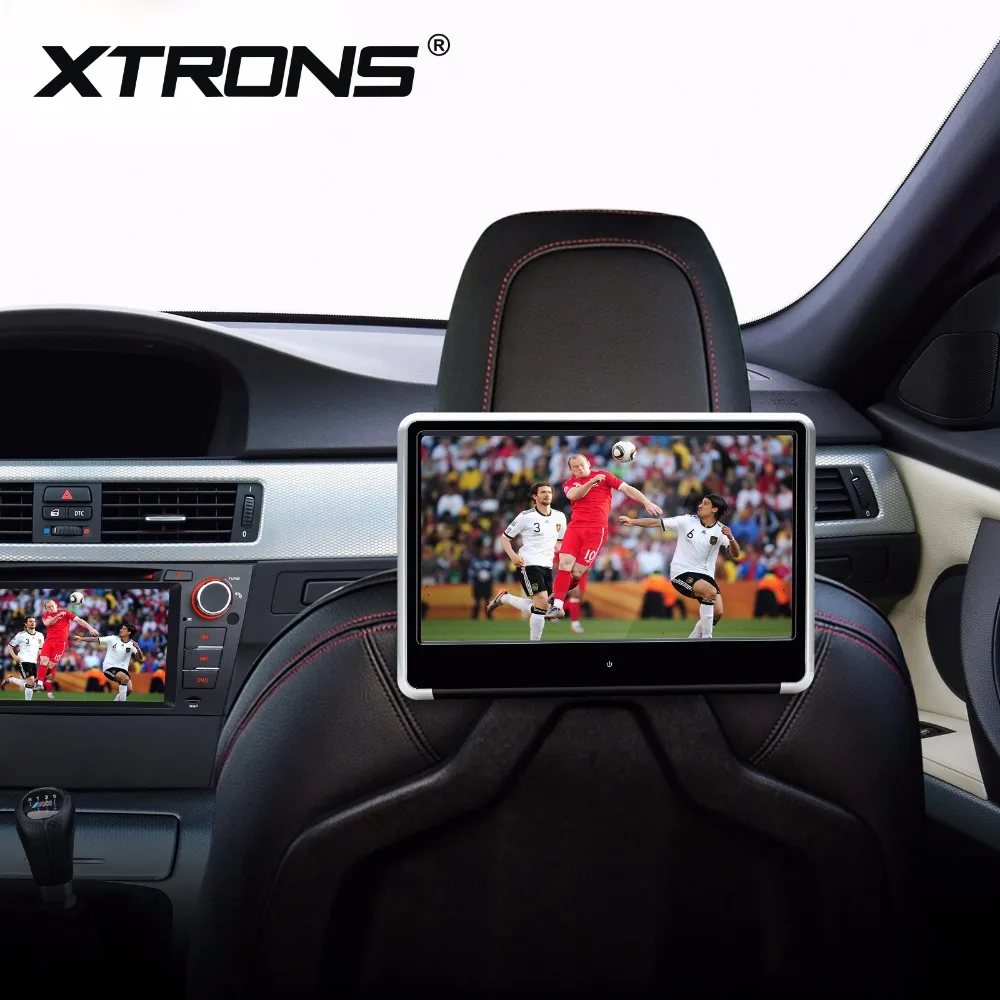 

XTRONS 1 pc Monitor 11.6 inch HD Digital TFT IPS Touch 1080P Video Car Headrest DVD Player HDMI Port FM-TX USB GAME+1 Headphone