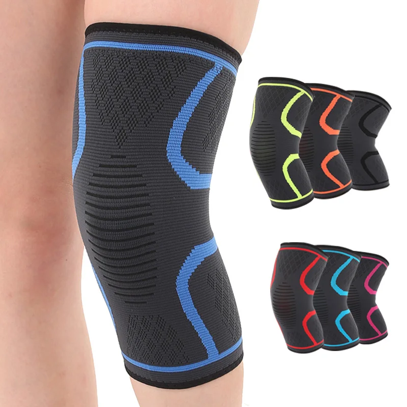 

1PCS Fitness Running Cycling Knee Support Braces Elastic Nylon Sport Compression Knee Pad Sleeve for Basketball Volleyball