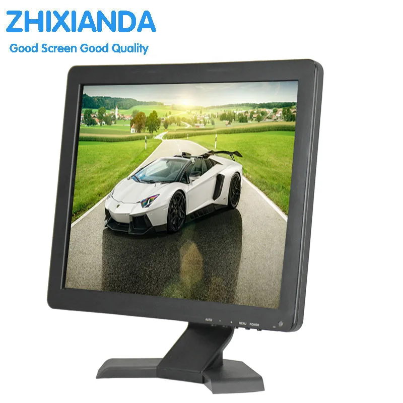 Desktop 17 inch TFT LCD Computer Monitor With HDMI VGA AV Signal Input