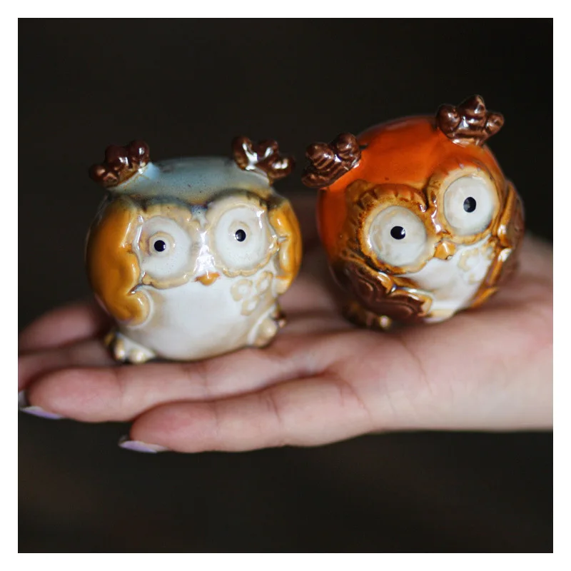 Home Decor Керамика мультфильм сова украшения Животные фигурки Творческий Сова подарки домашнего интерьера ремесла Пара Сова Модель подарки Home Decor Керамика мультфильм сова украшения Животные фигурки Творческий Сова подарки домашнего интерьера ремесла Пара Сова Модель подарки