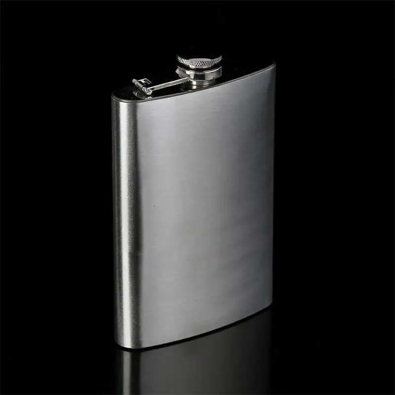 Portable 1/3/4/5/6/8/9/10oz Stainless Steel Wine Pot Hip Liquor Whiskey Alcohol Flask Cap and Funnel Hip Flask