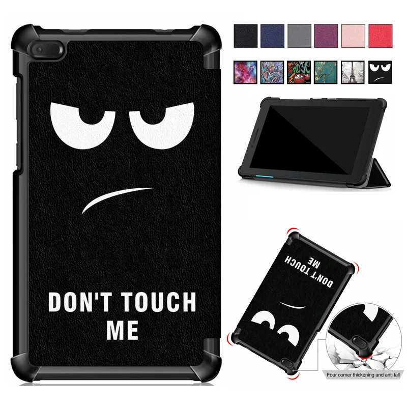

Case For Lenovo Tab E7 7 inch Tablet Cover Tri-Fold Flip Stand Cover For Lenovo 7104 TB-7104 TB-7104F 7" Protective Shell Skin