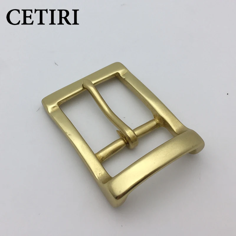 CETIRI DIY Кожа ремесло фурнитура твердая латунь пряжка ремень матовый металл