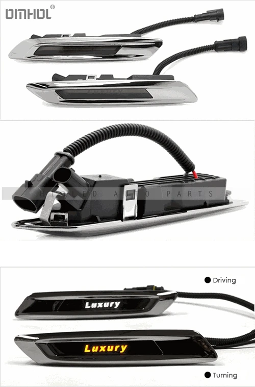 BMW 5 LED Side Marker With Logo 4
