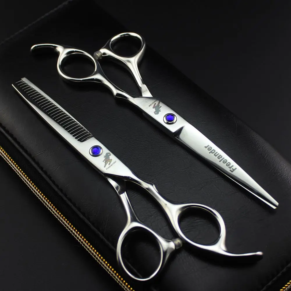 

Freelander Professional 6 Inch Hair Scissors Hairdressing Cutting Thinning Shears Hair Makas Ciseaux Coiffure