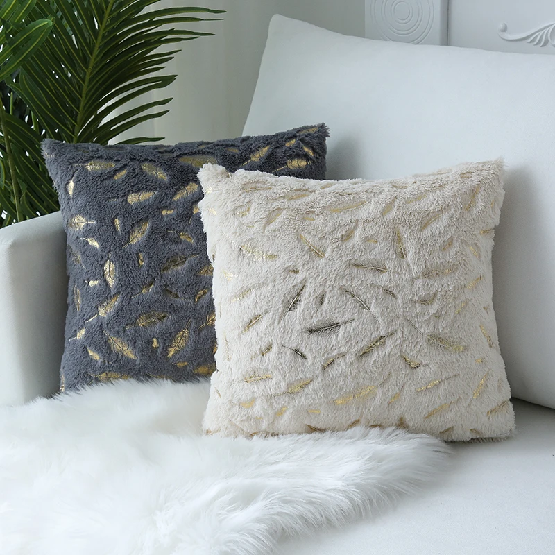 Fur Decorative Cushion Cover Home Plush Pillow Case Bed Room Pillowcases Pillows Car Seat Decoration Sofa Throw Pillow covers