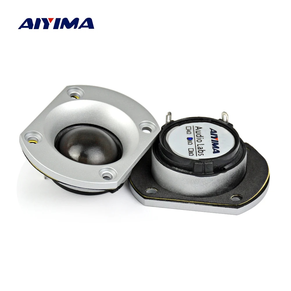 

AIYIMA 2Pcs Audio Portable Speakers 6Ohm 15W Altavoz Portatil Column Silk Filament Tweeter DIY Music Center Speaker Computer