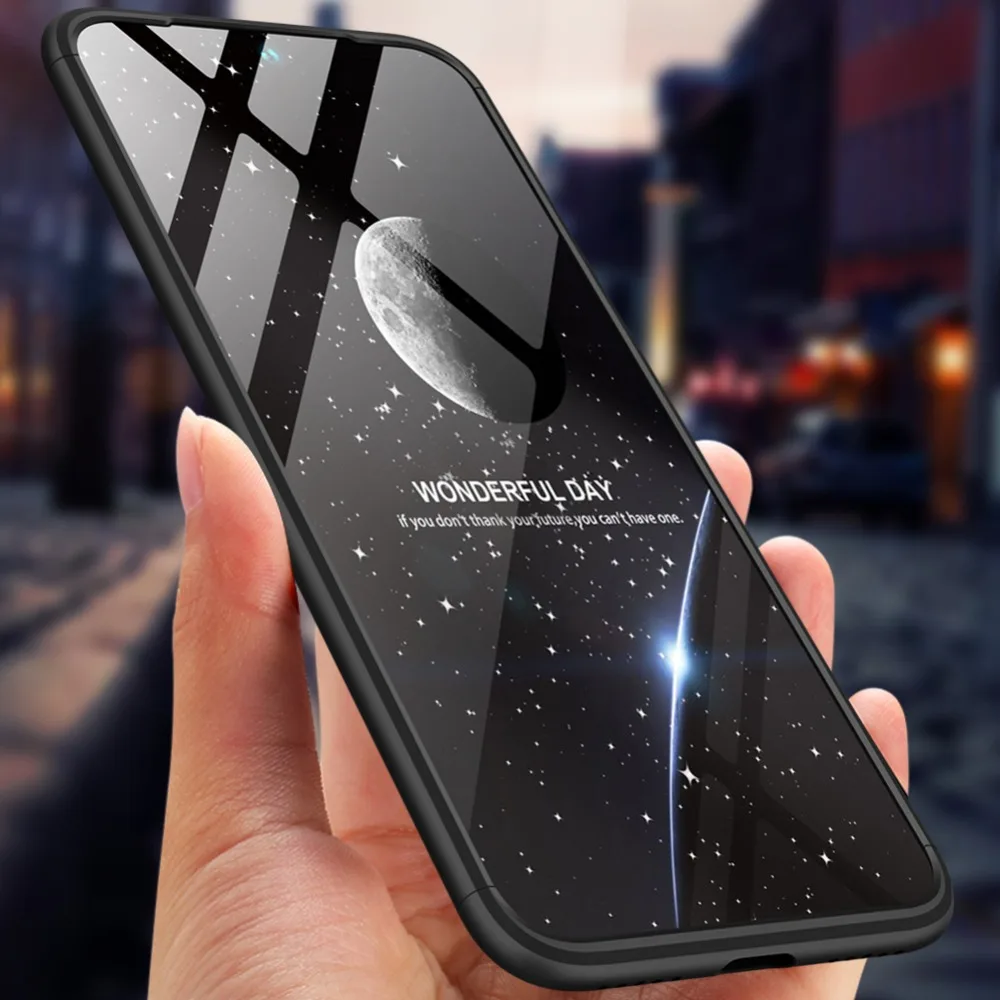 

Xiaomi Redmi Note 7 Case 360 Degree Full Protection Hard PC Shockproof Matte Case For Xiaomi Redmi Note 7 6.3inch Global Version