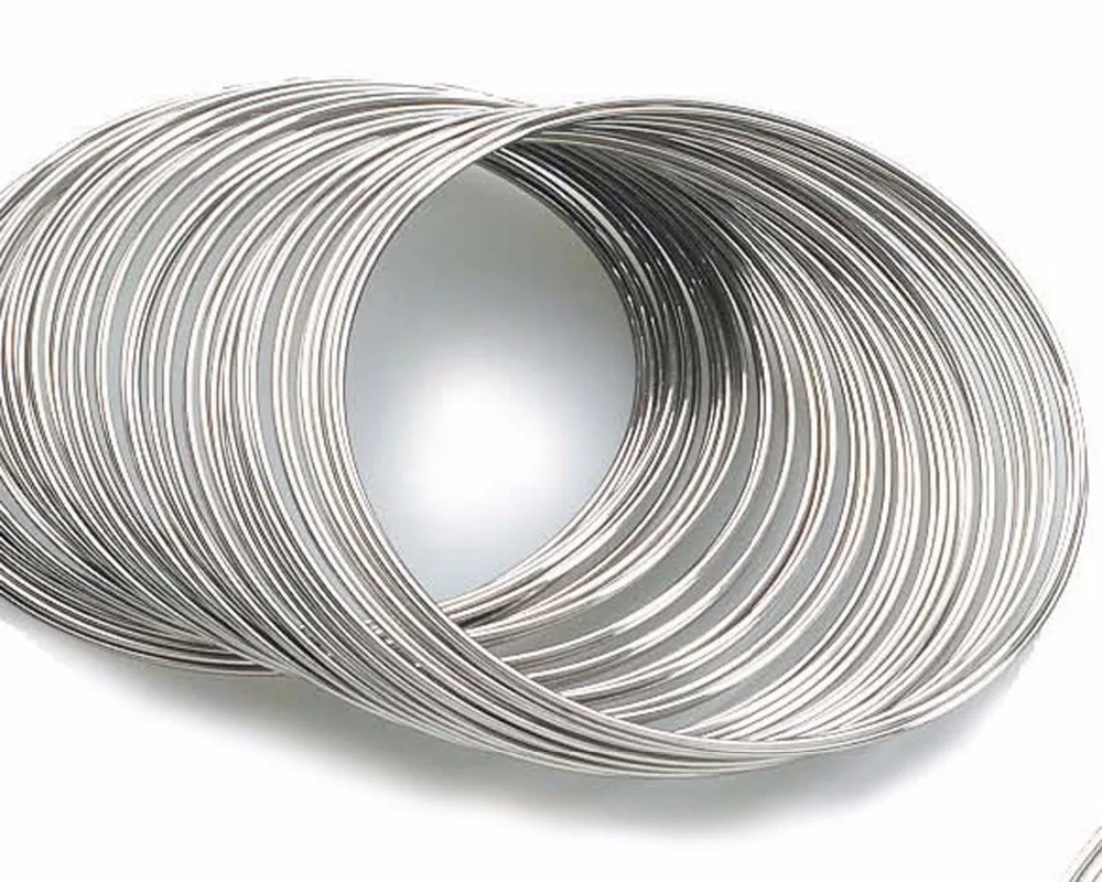 200 Loops DIY Jewelry Making Silver Bracelet Rigid Steel