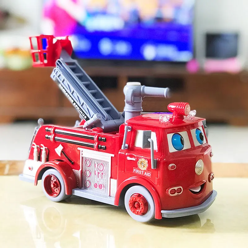 Пожарная машина-миксер для поезда Kawaii мыльный пузырь Автоматическая негабаритная Детская уличная забавная игрушка