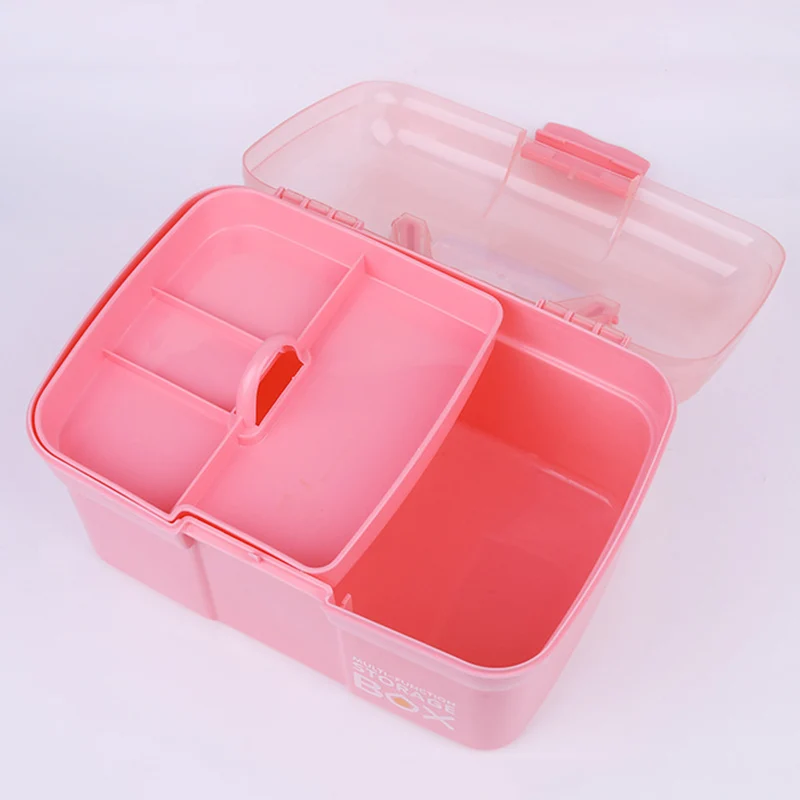 

Hand-held Storage Box Organizer Container for Jewelry Nail Polish Pen Manicure Tool NShopping