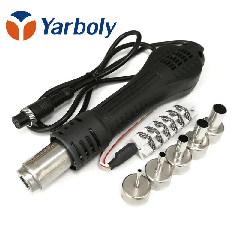 8 hole Heat Gun Hot Air Desoldering Gun Handle FOR 858 8858D 878A 878 Rework Soldering Station