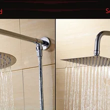 304# Нержавеющая сталь "(20*20 см) насадка для душа+ настенный установленный рычаг+ шланг