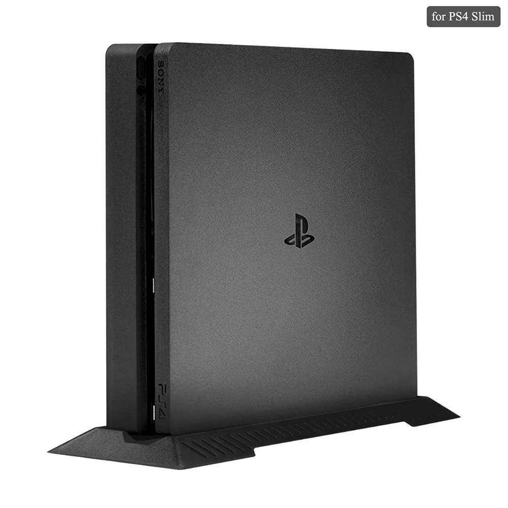

PS4 Slim Vertical Stand for Playstation 4 Slim with Built-in Cooling Vents and Non-slip Feet Steady Base Mount
