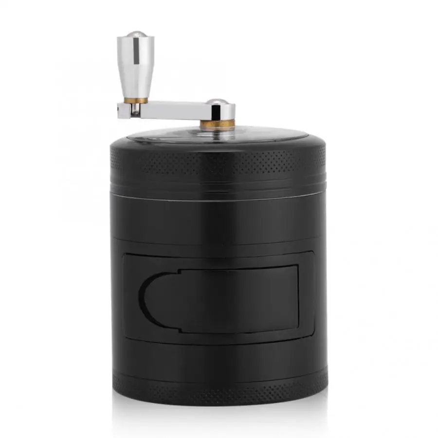 

New Spice Pepper Mill Kitchen Gadgets Manual Operated Zinc Alloy Herb and Spice Kitchen Grinder with Crank Handle